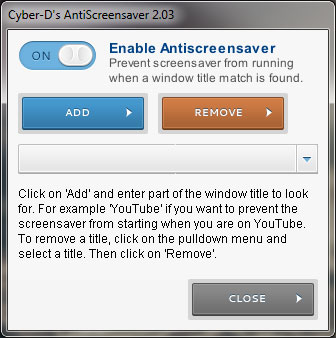 Cyber-D's AntiScreensaver